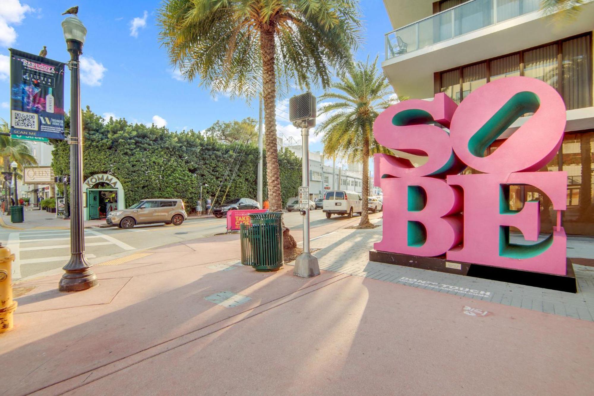 Beachy 1 B/R, W/2 Queen Beds, On Ocean Drive Beach Miami Beach Exteriör bild