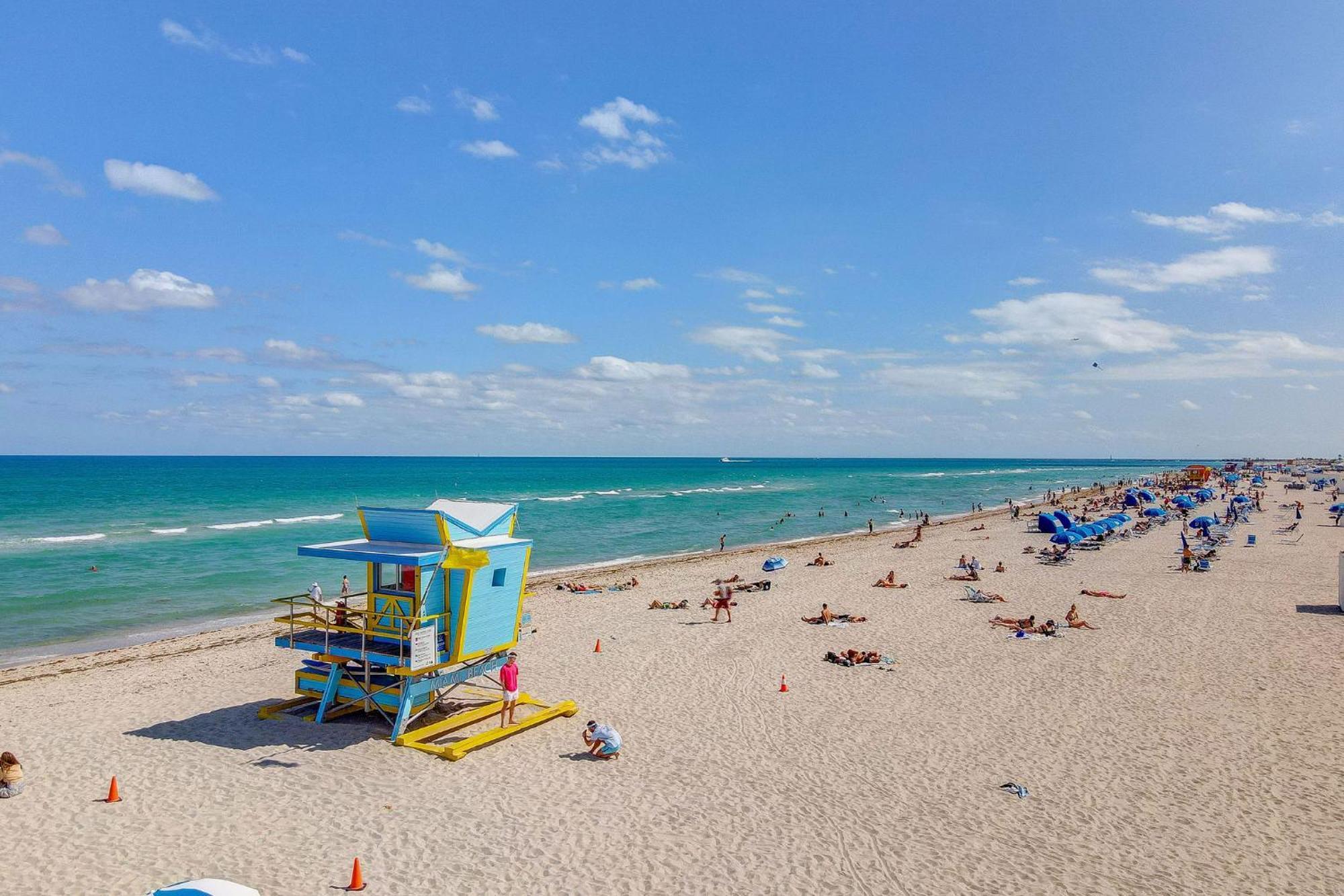 Beachy 1 B/R, W/2 Queen Beds, On Ocean Drive Beach Miami Beach Exteriör bild